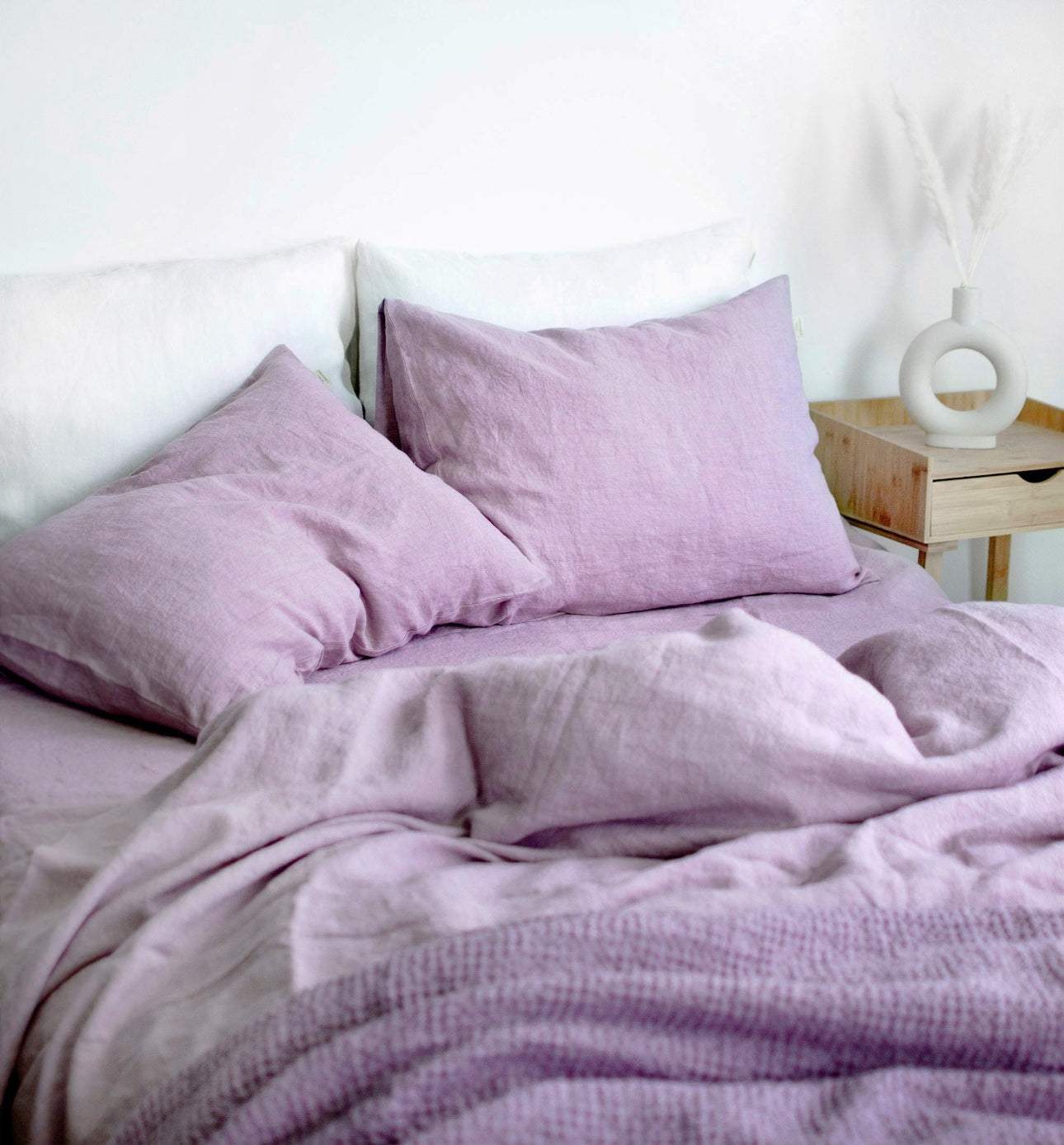 Linen Bedding set in Lavender