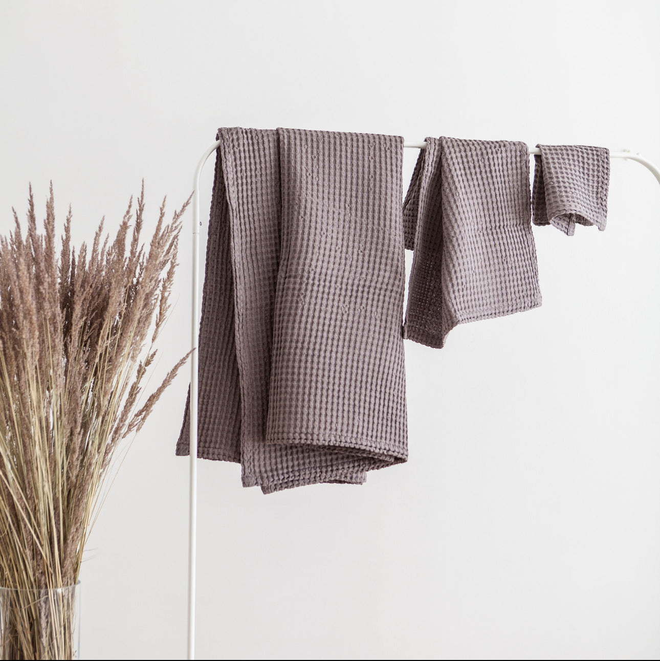 Waffle Linen Towels