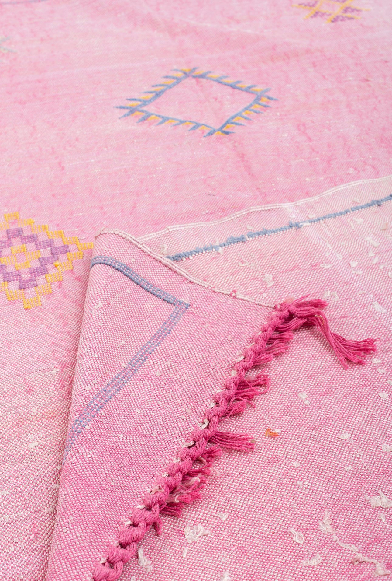 Soft Pink Moroccan Rug