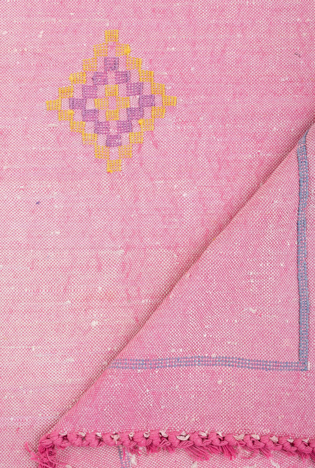 Soft Pink Moroccan Rug