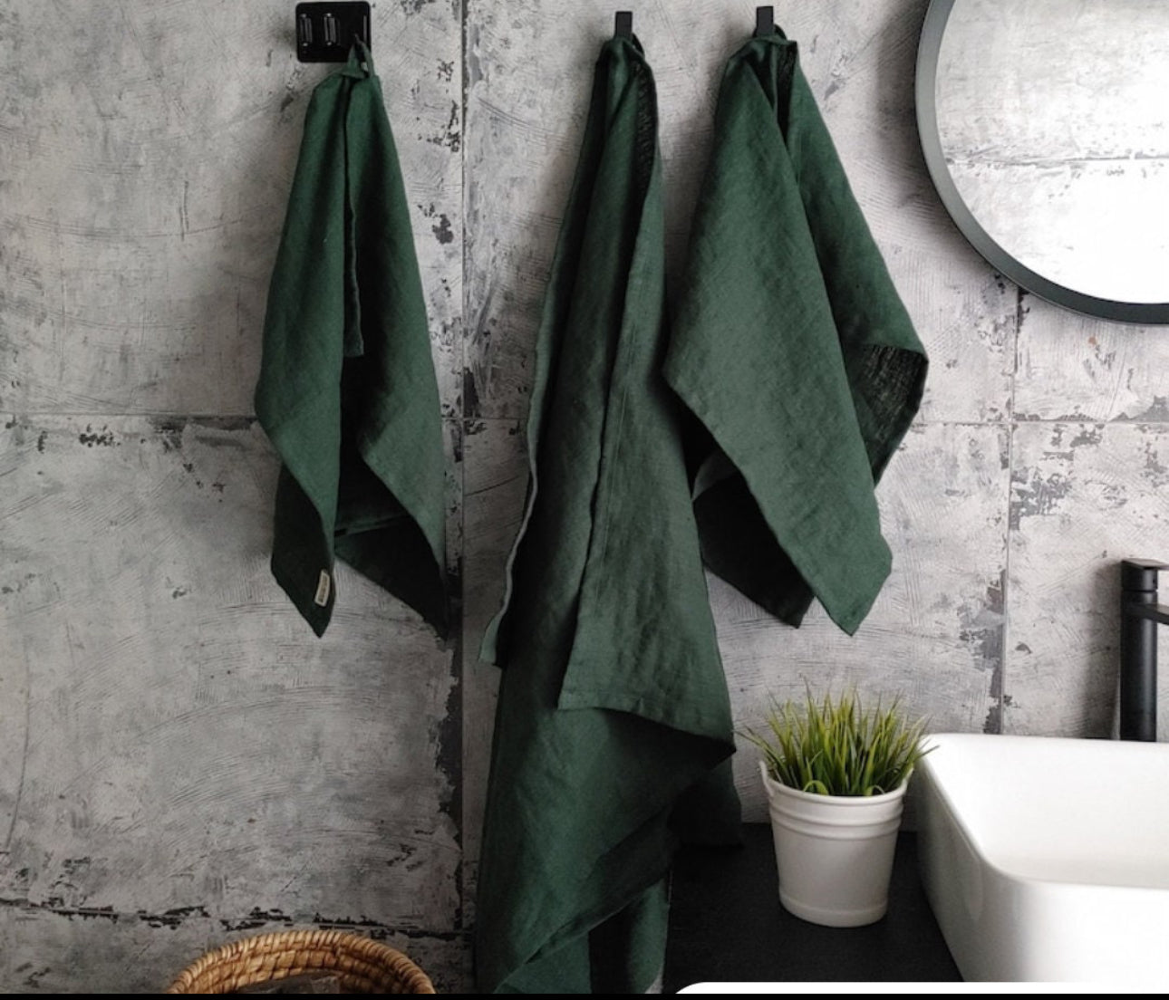 Thick Linen Towels