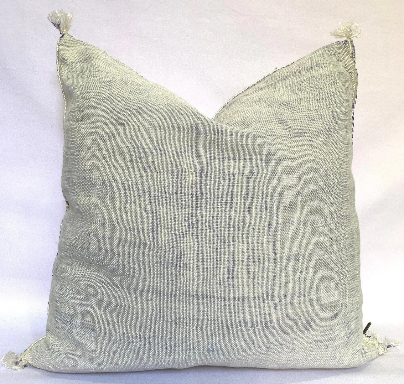 Beige Moroccan Cactus Silk Pillow