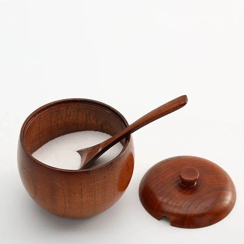 Wooden Salt Bowl