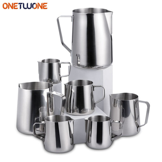 Non Stick Stainless Steel Milk Frothing Pitcher Espresso Coffee Barista Craft Latte Cappuccino Cream Frothing Jug Pitcher