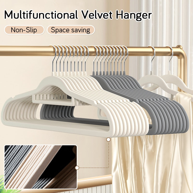 10/20pcs Velvet Hanger