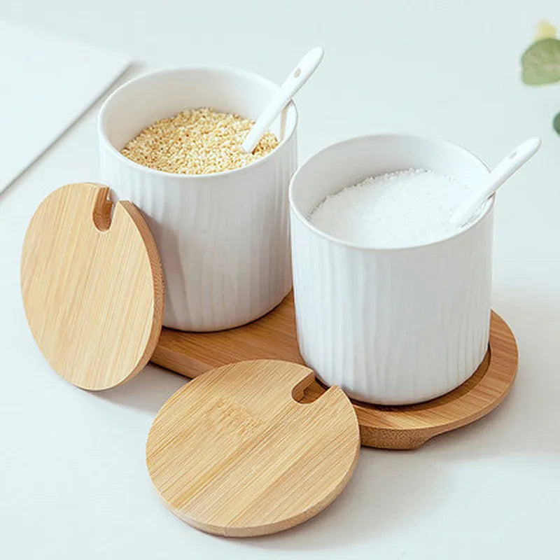 Nordic Ceramic Seasoning Jar