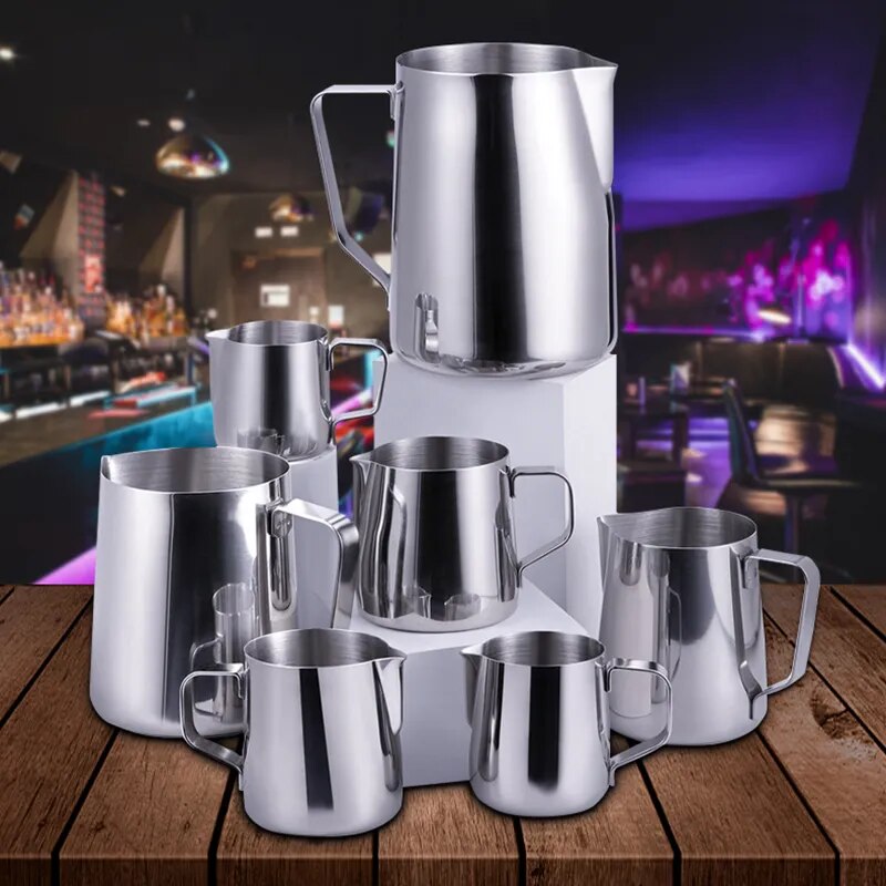 Non Stick Stainless Steel Milk Frothing Pitcher Espresso Coffee Barista Craft Latte Cappuccino Cream Frothing Jug Pitcher