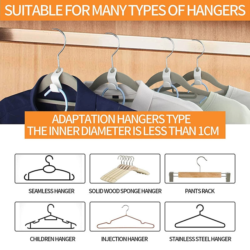 10/5Pcs Clothes Hanger Hooks