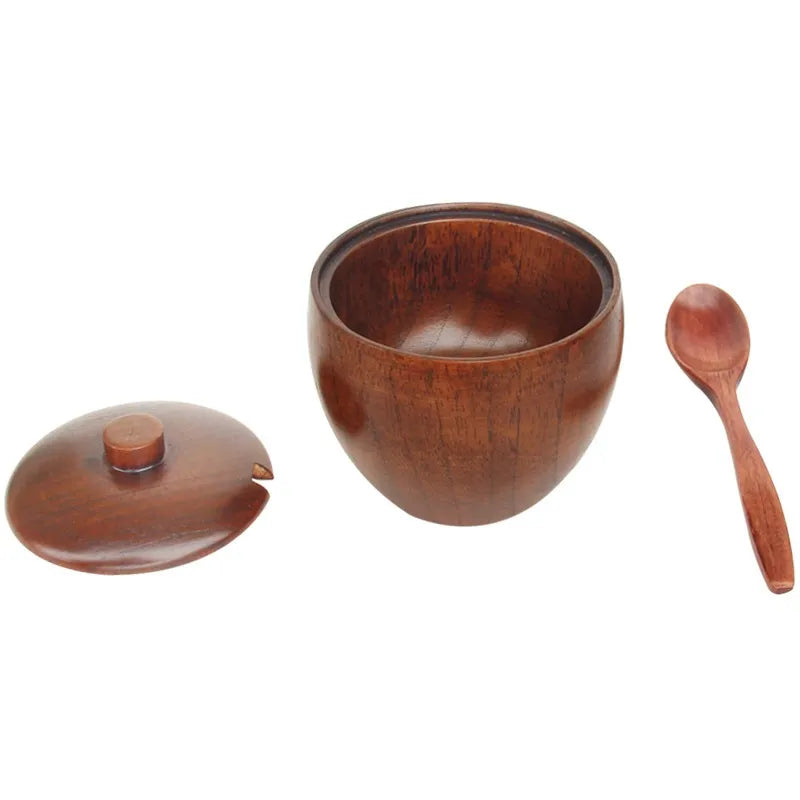 Wooden Salt Bowl