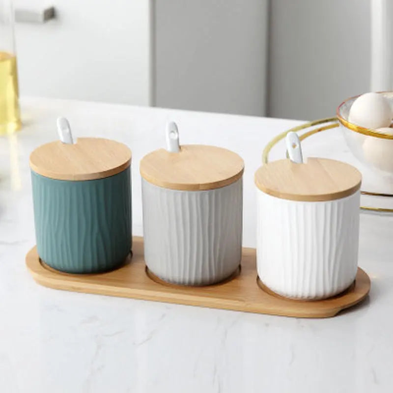 Nordic Ceramic Seasoning Jar