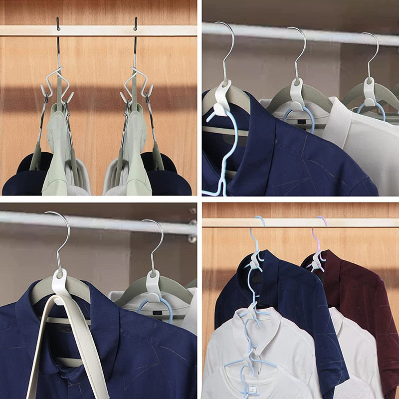 10/5Pcs Clothes Hanger Hooks