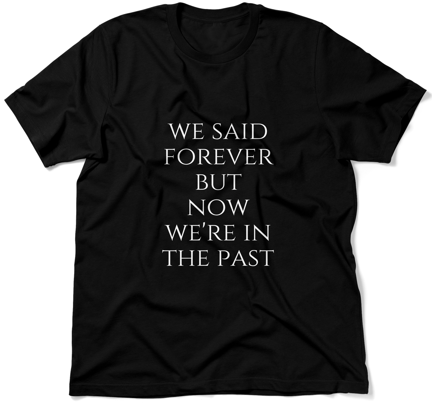 WE SAID FOREVER BUT NOW WE'RE IN THE PAST.  / Unisex T-shirt