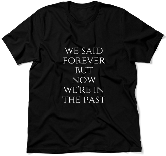 WE SAID FOREVER BUT NOW WE'RE IN THE PAST.  / Unisex T-shirt